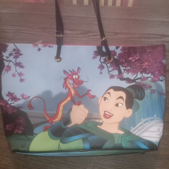 Mulan Disney Dooney & Bourke Dream Big Princess Collection 20th Anniversary Tote - Picture 7 of 11
